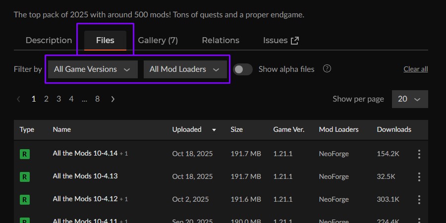 Minecraft curse forge