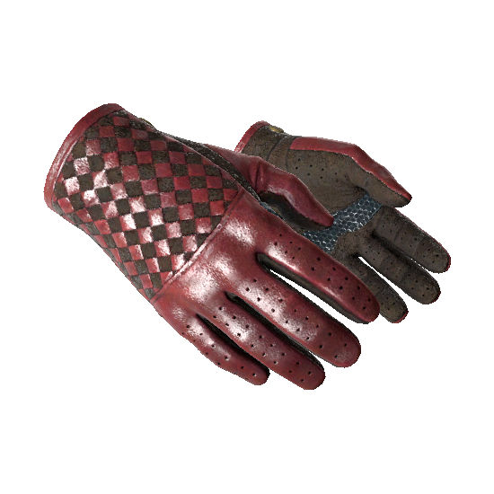Водительские перчатки | Багряный узор