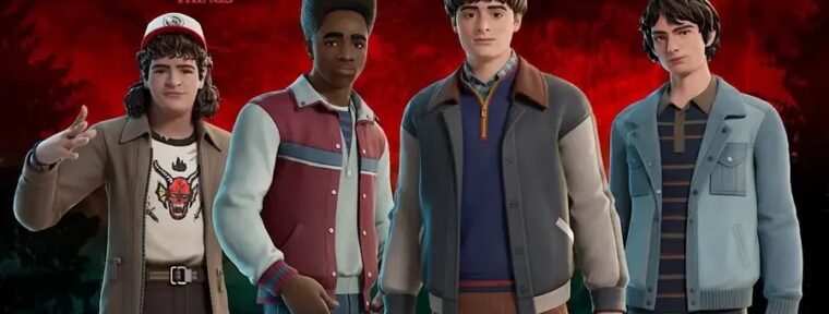 В Fortnite вышли скины главных героев из сериала «Очень странные дела»