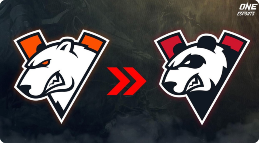 Cтарый и альтернативный логотипы Virtus.pro