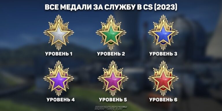 Медали за службу кс 2