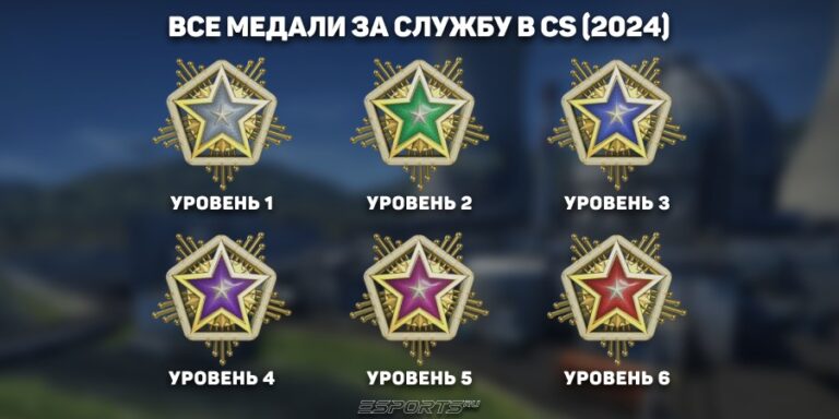 Медали за службу кс 2