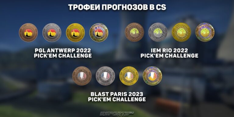 Значки с прогнозов пикемов в кс 2