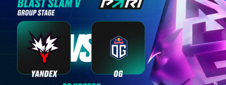Аналитики PARI: Team Yandex победят OG на BLAST Slam V