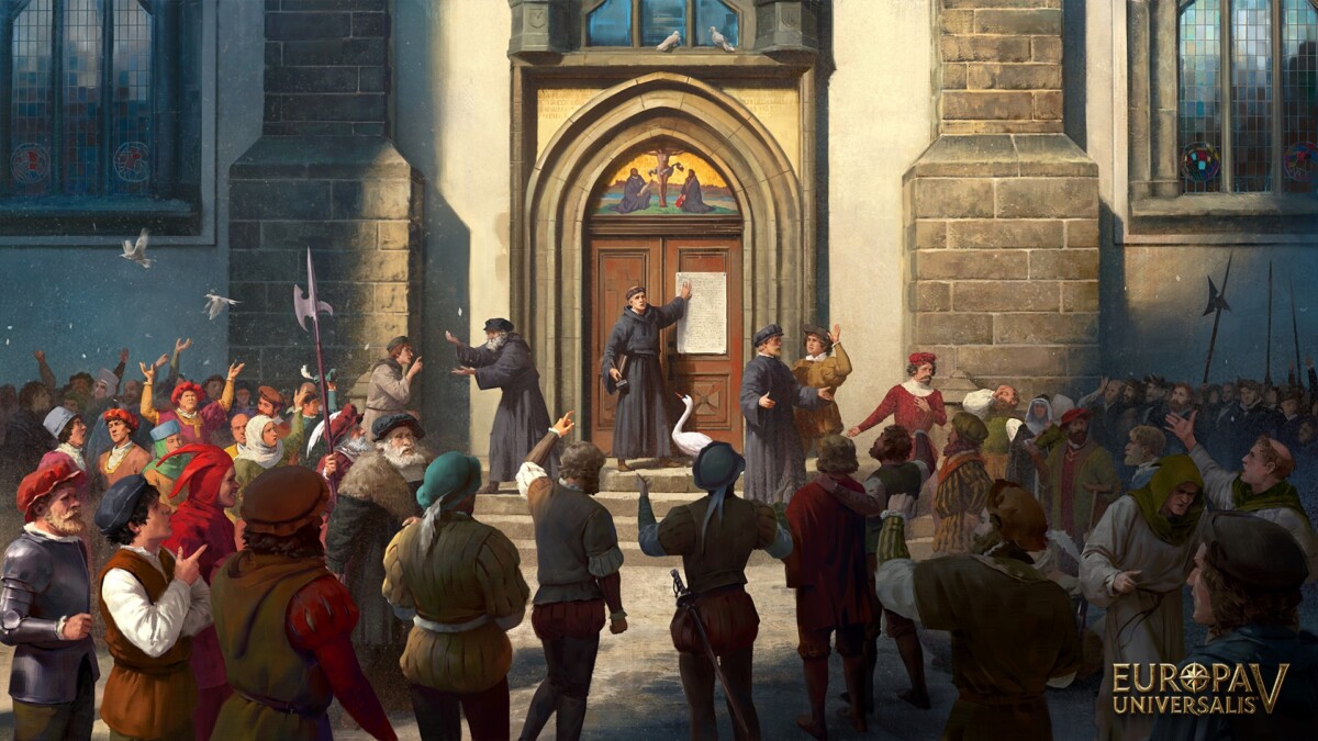 Экран загрузки из Europa Universalis V