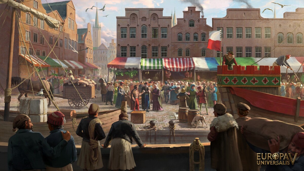 Экран загрузки из Europa Universalis V