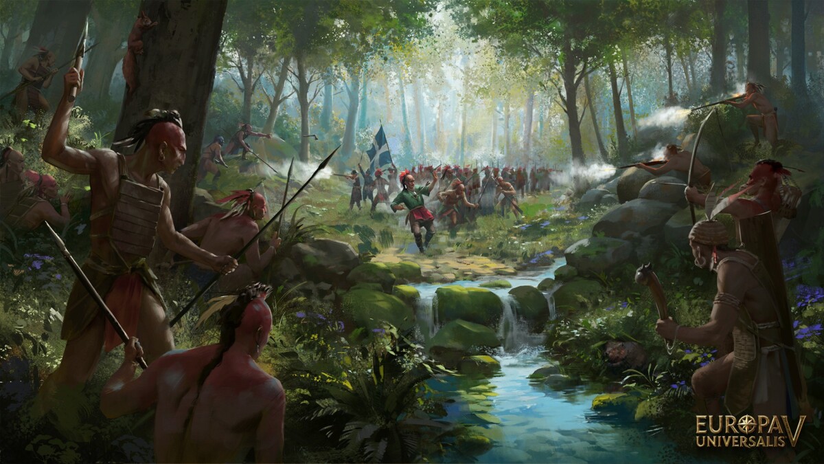 Экран загрузки из Europa Universalis V