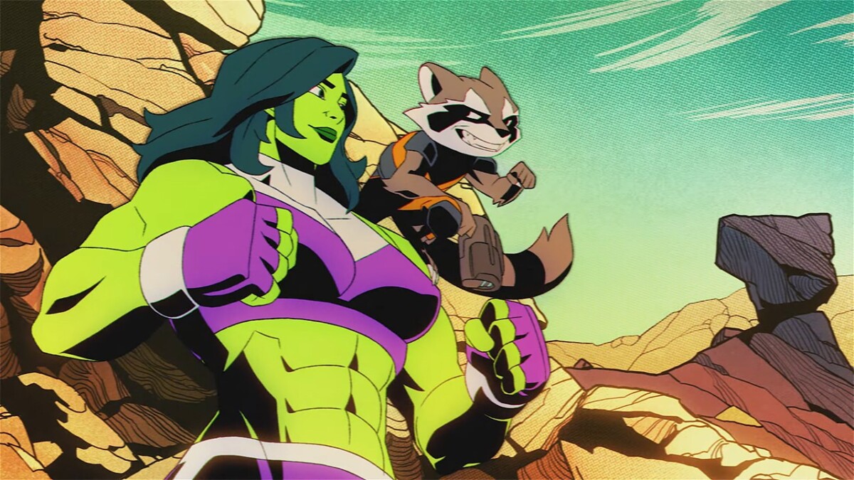 MARVEL Cosmic Invasion Rocket Racoon Female Hulk