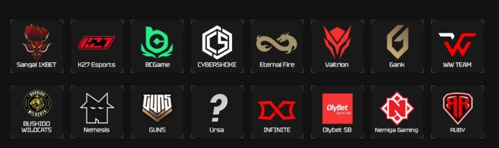 Список участников на X2ONE Masters 1