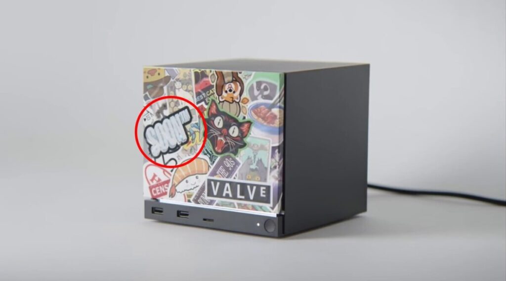 СКОРО™ — наклейка на Steam Machine, которую фанаты восприняли, как намёк, когда выйдет Халф Лайф 3