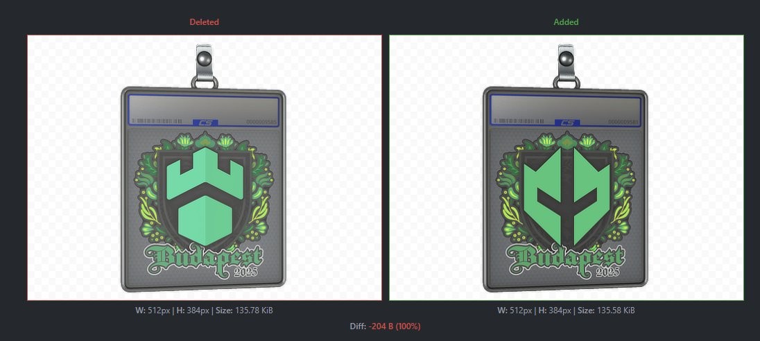 Изображение наклейки Budapest 2025 Imperial Esports обновлено