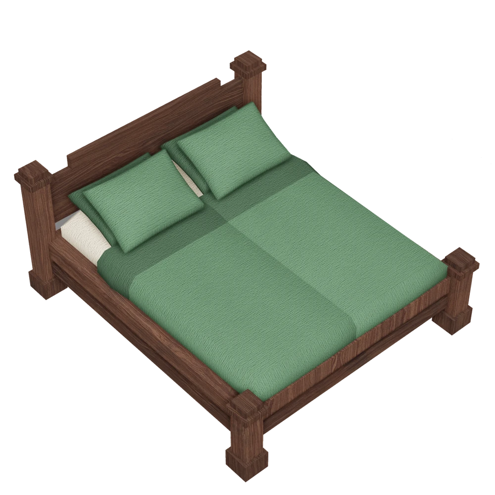 Хорошая кровать 99 ночей в лесу