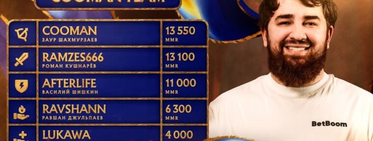 Cooman Team заняли первое место в группе BetBoom Streamers Battle x Динамо 12