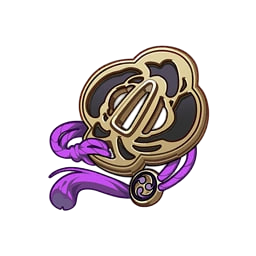 Эмблема рассечённой судьбы цветок в Genshin Impact