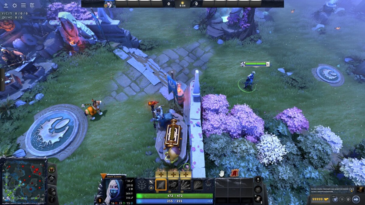 Погодные эффекты Weather Snow в Dota 2