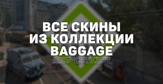 Все скины из коллекции Baggage в CS2