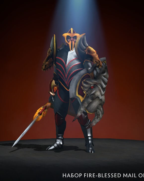 Fire-Blessed Mail of the Drake