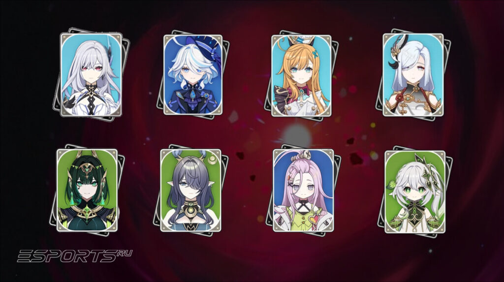 Отряд для Мрачного Натиска в Genshin Impact 6,2