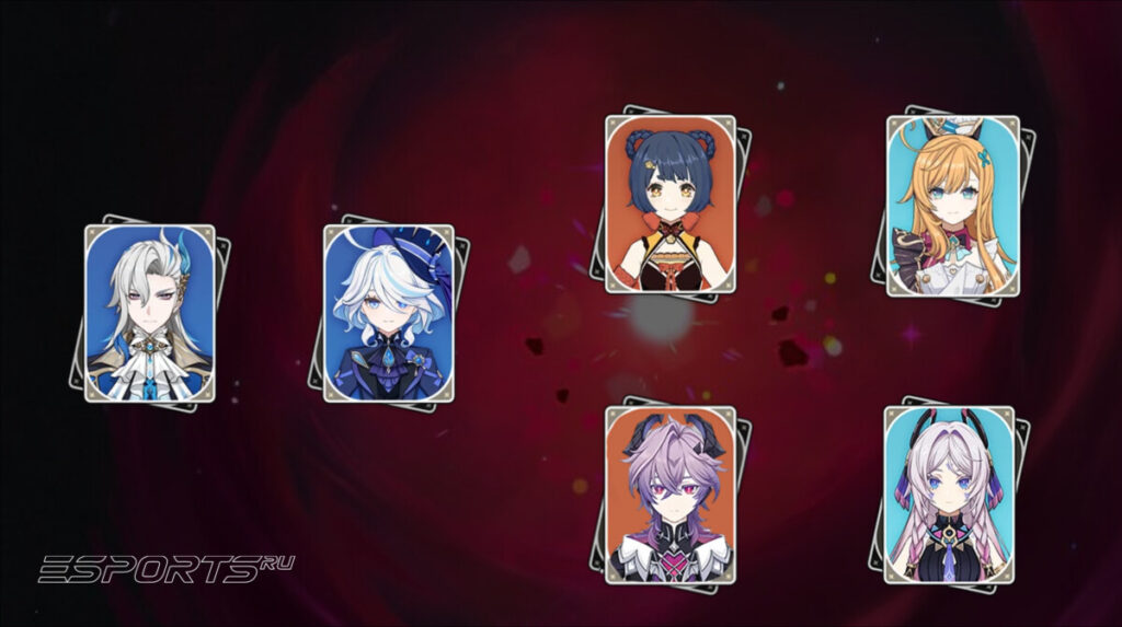 Отряд 1 в Мрачный натиск в Genshin Impact