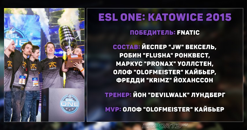 ESL One: Katowice 2015 — fnatic