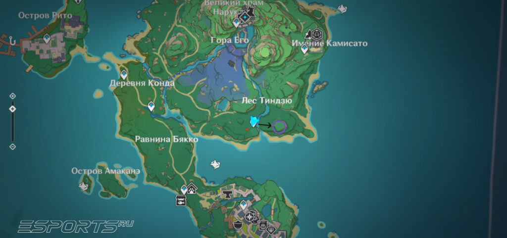 Усыпальница глубин в Инадзуме