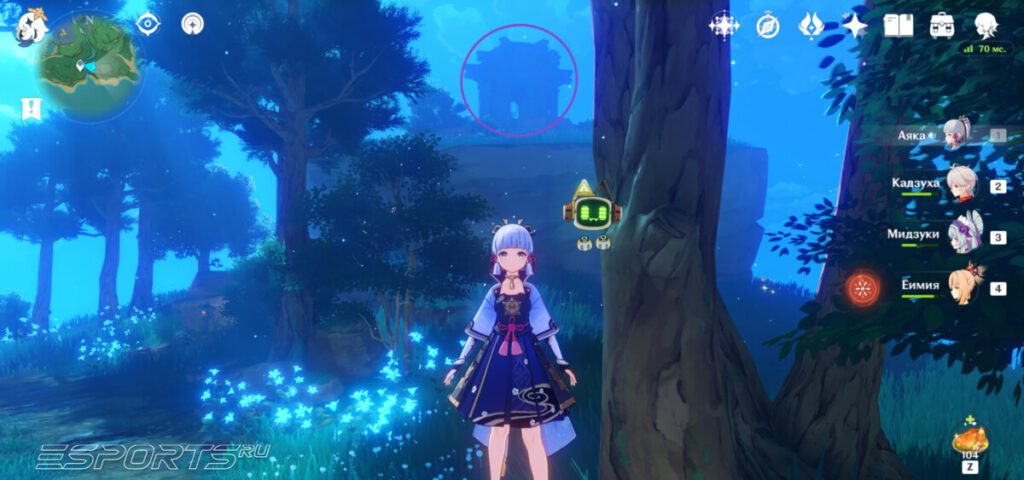 Усыпальница глубин в Инадзуме