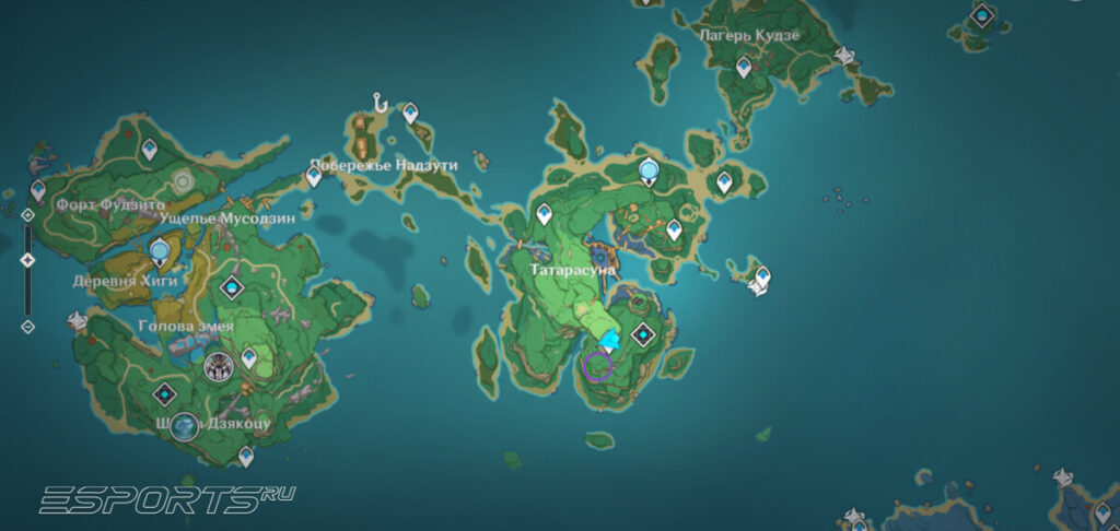 Усыпальница глубин в Инадзуме