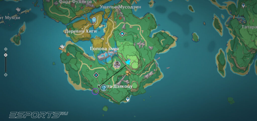 Усыпальница глубин в Инадзуме