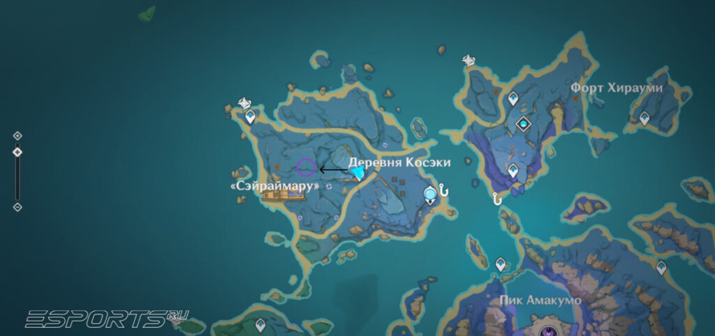 Усыпальница глубин в Инадзуме