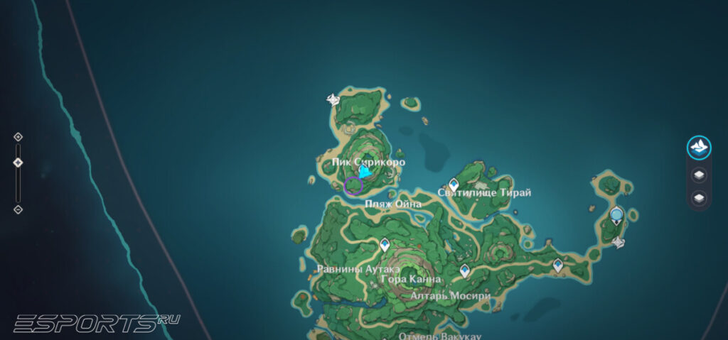 Усыпальница глубин в Инадзуме