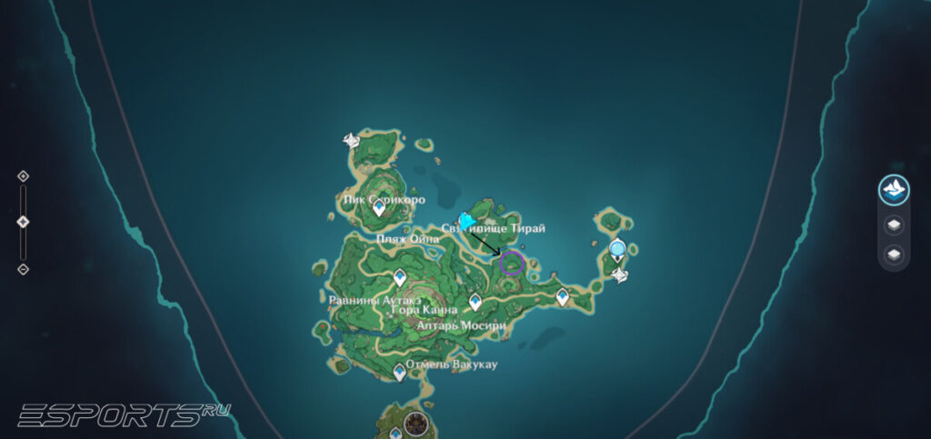 Усыпальница глубин в Инадзуме