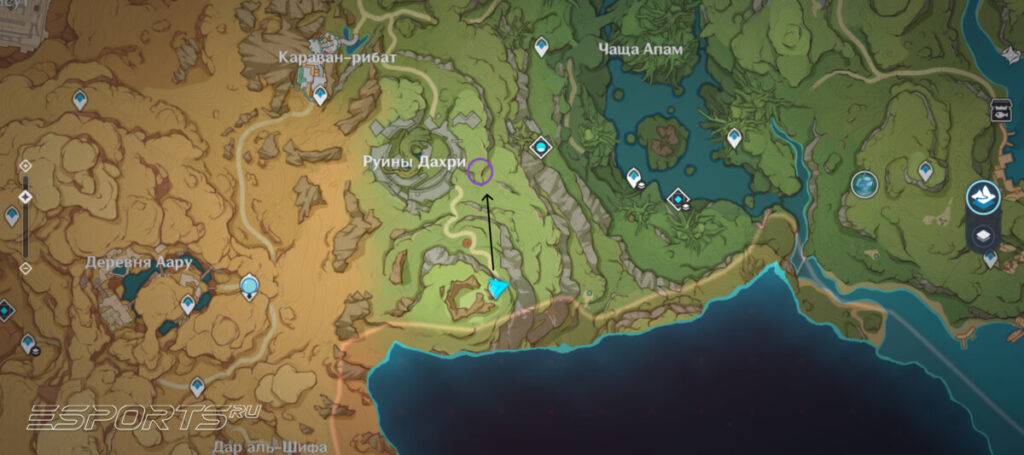 Усыпальницы глубин в Сумеру