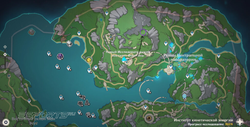 Усыпальницы глубин в Фонтейне