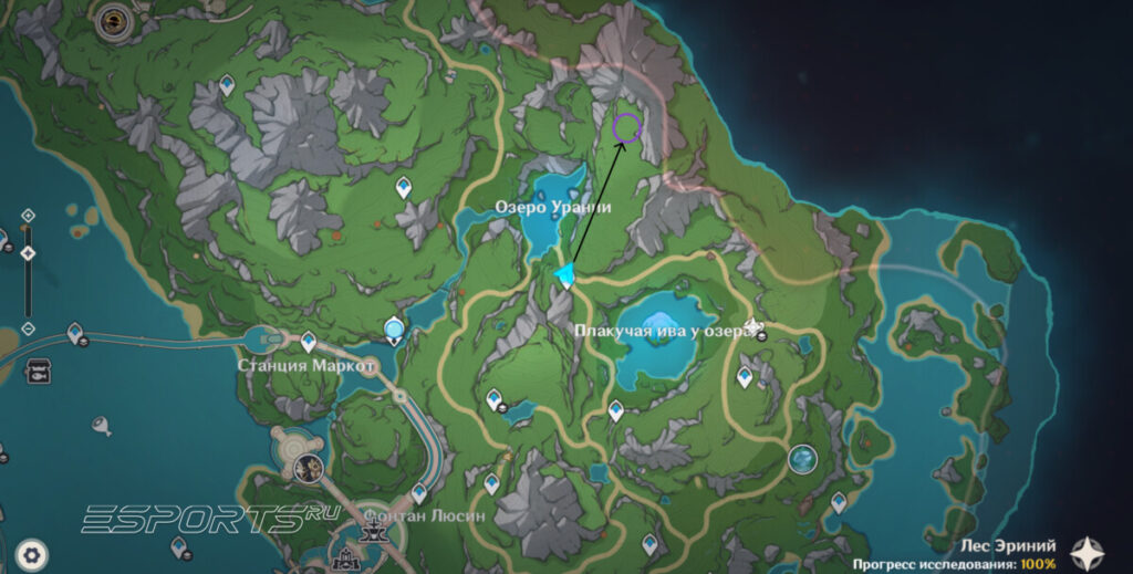 Усыпальницы глубин в Фонтейне