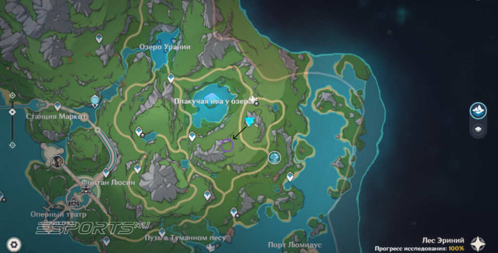 Усыпальницы глубин в Фонтейне