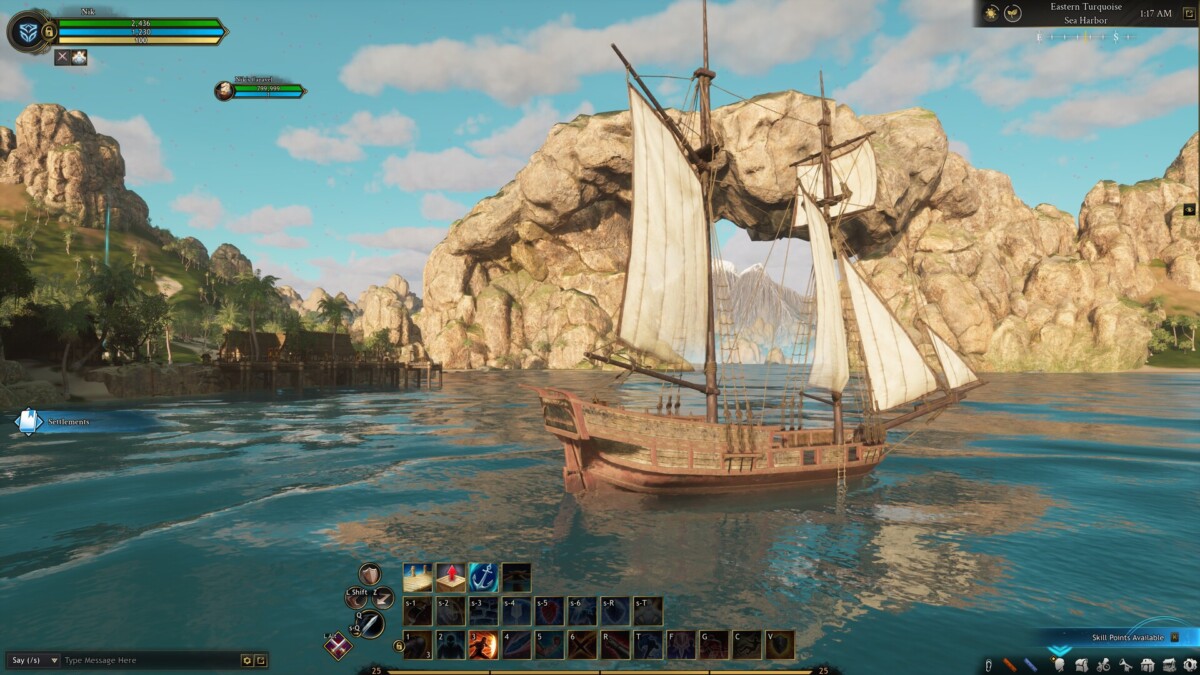 Ashes of Creation лодка