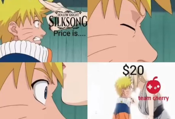 Hollow Knight: Silksong price meme