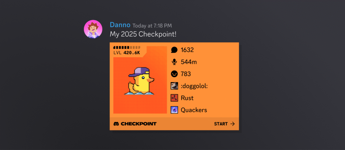 Discord checkpoint share