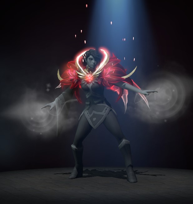 Mantle of the Whispered Bond of the Crimson Witness