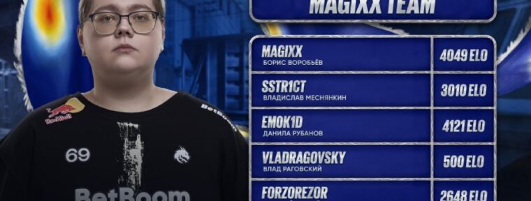 Magixx Team — стала известна третья команда на BetBoom Streamers Battle х Динамо CS #4