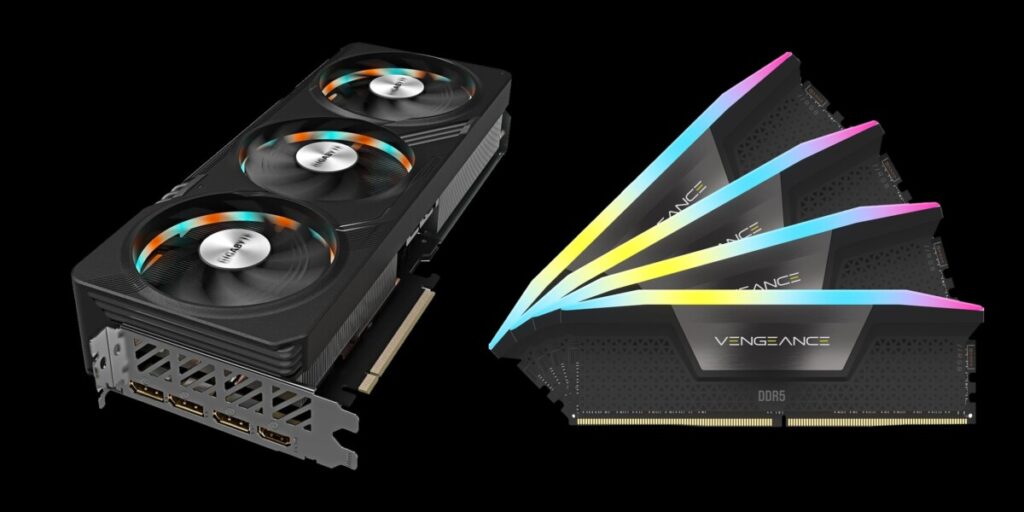 Лучшие подарки для геймера — видеокарта Nvidia GeForce и оперативная память DDR5
