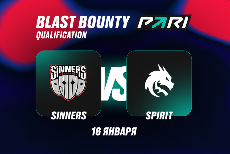Team Spirit против SINNERS на BLAST Bounty Winter 2026