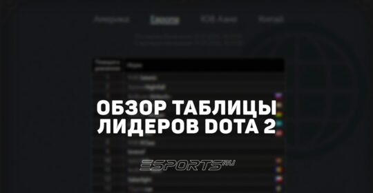 Таблица лидеров Dota 2: принцип работы и требования для попадания в топ по MMR
