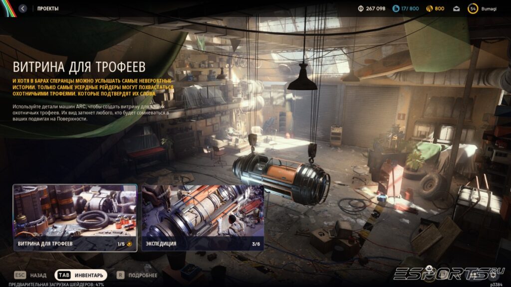 ARC Raiders &mdash; Витрина для трофеев, описание проекта