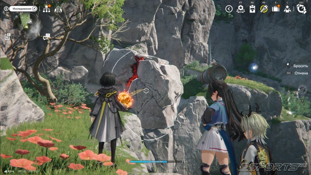 Arknights: Endfield &mdash; разрушаемая взрывчаткой скала закрывает путь к аурилену