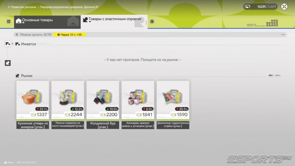 Arknights: Endfield &mdash; товары с эластичным спросом
