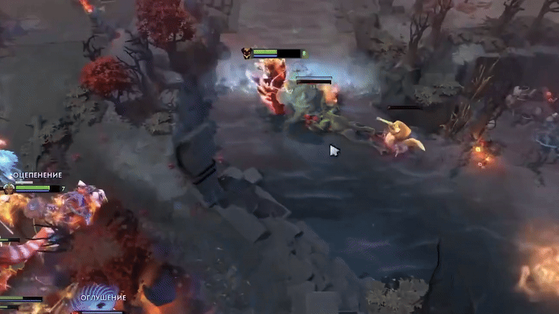 Пример идеальной комбинации под Shadow Fiend