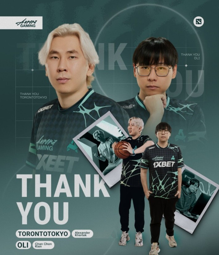 Oli и TORONTOTOKYO покинули основной состав Aurora Gaming