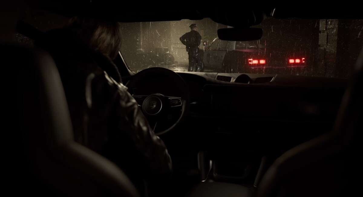 Resident Evil: Requiem Leon in car