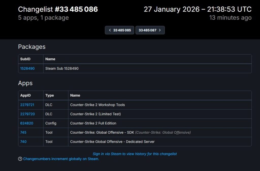 Изменения CS2